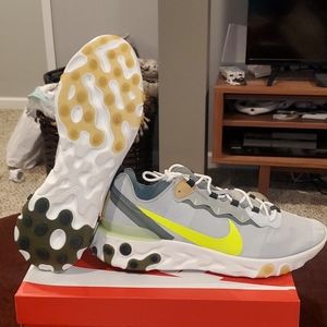 Nike React Element 55 Mens Size 13 Spruce Fog